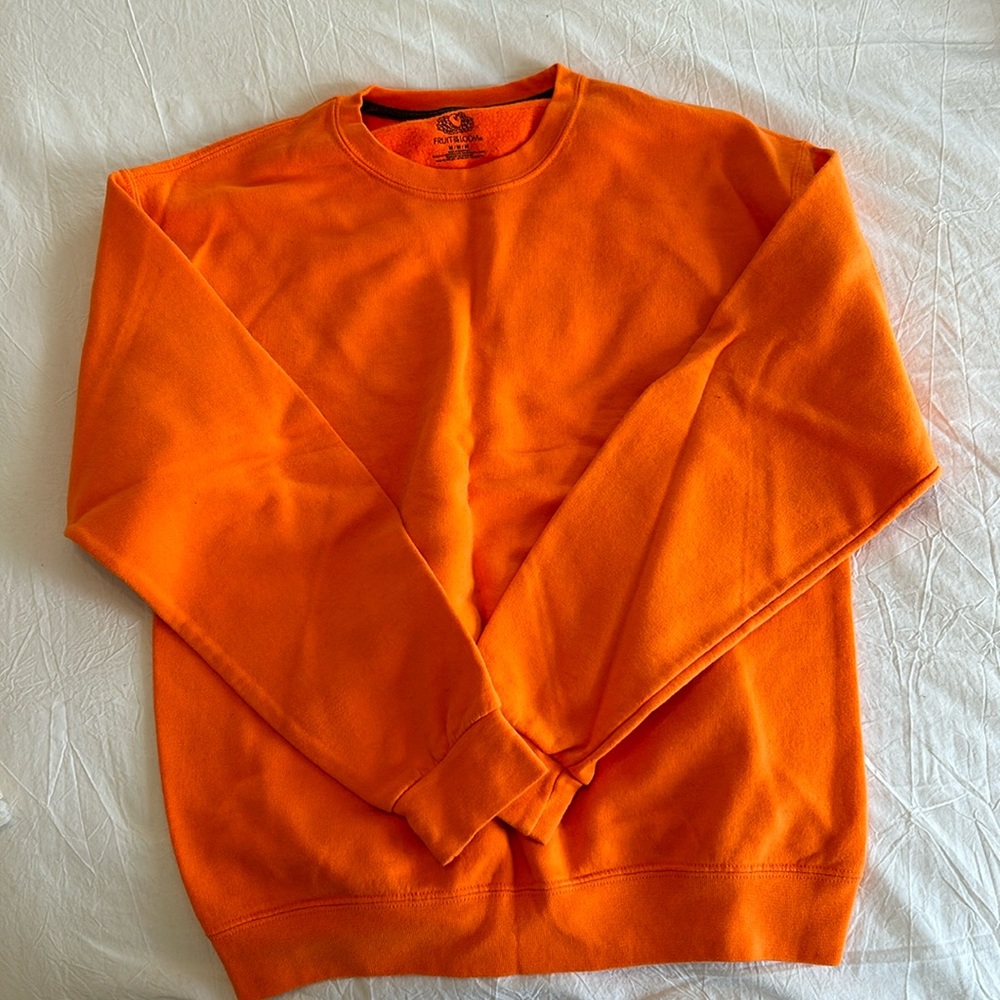 Orange Fruit of the Loom crewneck size M
